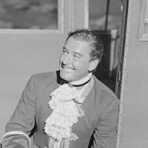 Errol Flynn as Jamie Durie seen here on the set of The Master of Ballantrae