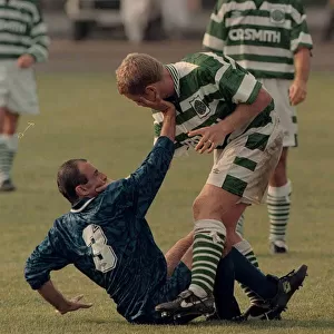 Europan Cup Winners Cup First Round Second Leg match September 1995 Celtic 4 v