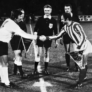 European Cup Second Round First Leg match at the Marakana Stadium, Belgrade, Yugoslavia