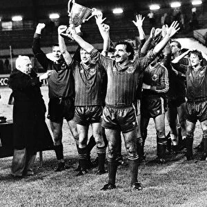 European Cup Winners Cup Final in Gothenburg May 1983 Aberdeen 2 v Real Madrid 1