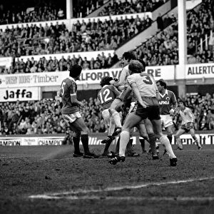 Everton 0 v. Norwich City 2. Division One Football. April 1981 MF02-13-021