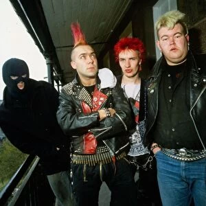 The Exploited Scottish punk group October 1981