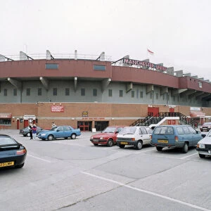 Exterior view of Old Trafford. 12th February 1993