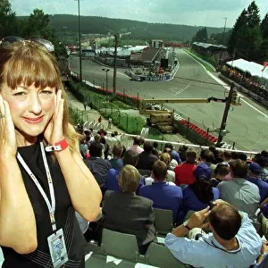 F1 Grid Girl Feature August 1999 Carole Aye Maung Mirror Staff Journalist watches