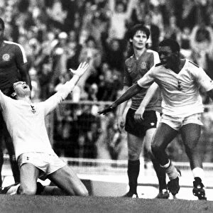 FA Cup Final 1982 at Wembley. Tottenham Hotpsur 1 v Queens Park Rangers 1