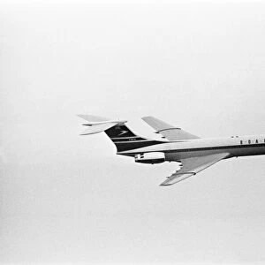Farnborough air-show VC10 in flight Circa September 1962
