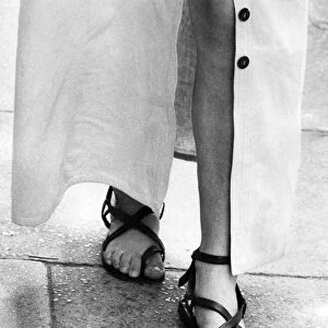 Fashion: Sandals. August 1974 P005352