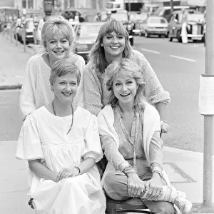 Felicity Kendal and Polly Adams July 1982 who are leaving the play "