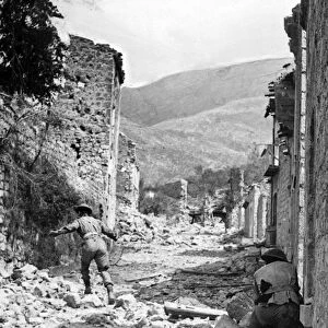 Fighting in Piedmont, Italy. June 1944