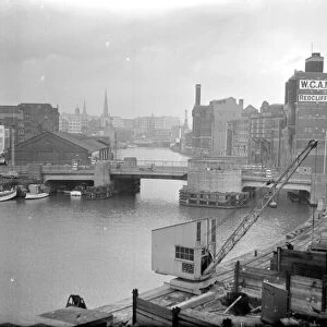 Floating Harbour and Redcliffe Wharf, Bristol in the early 1960s Now up for development