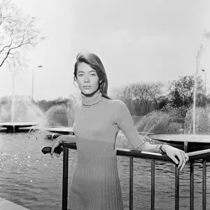 Francoise Hardy, french singer relaxes in the spring sunshine, Hyde Park, London