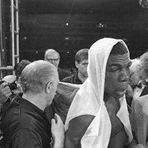 FRANK BRUNO LOSES TO TIM WITHERSPOON WBA HEAVYWEIGHT TITLE