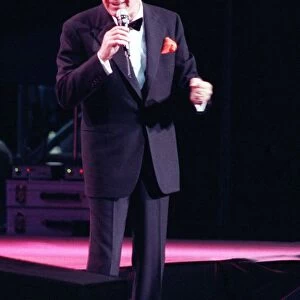 Frank Sinatra on stage in concert Ibrox July 1990 Glasgow