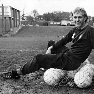 Gary Bailey, Manchester United goalkeeper. December 1979 P003670