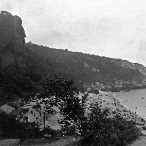General view of a Devon coast line. 1926. Tyrell Collection