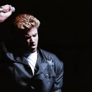 George Michael in concert. Faith World Tour, Earls Court, London. 10th June 1988