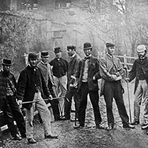 Grand Golf Tournament, Leith Links, 17th May 1867. front l-r - A