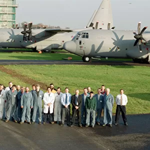 Hand over of planes at Marshall Aerospace - City Airport, Cambridge. 23rd November 1999