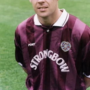 Heart of Midlothian footballer David Weir. August 1996