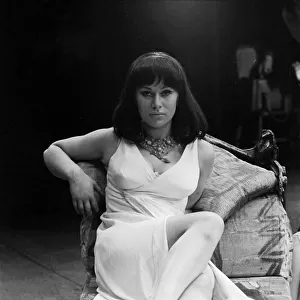 Helen Mirren Actress March 1965 Who plays Cleopatra picture during a break