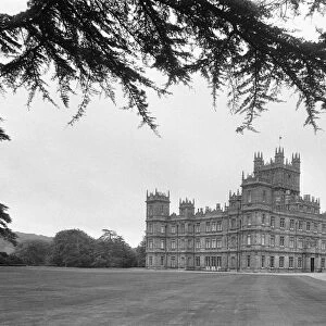 Highclere Castle country seat of the Earl of Carnarvon. Highclere, Hampshire