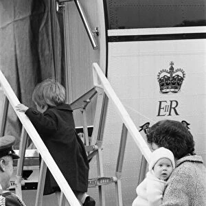 HRH Princess Diana, The Princess of Wales with her sons