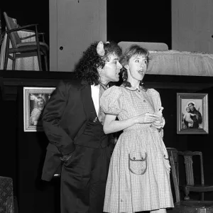 Ian Dury in the play Talk of the Devil at the Palace Theatre, Watford