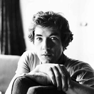 Ian Mckellen Actor October 1969 Pictured leaning arm on back of chair