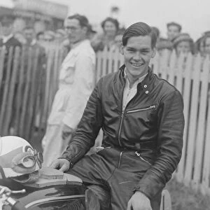 Isle of Man Junior Grand Prix 1951 R H Sherry winner of the Junior M. G