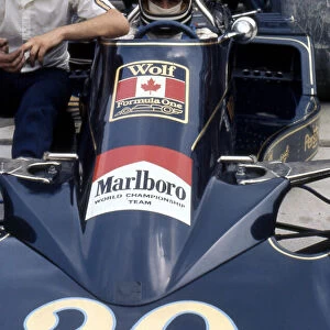 Jacky Ickx, Racing Driver at Brands Hatch in Williams FW05. March 1976