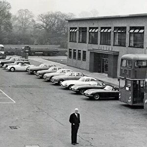 Jaguar Cars, Browns Lane, Coventry. A man and the products of his industrial empire