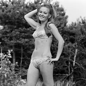 Jane Bell, model aged 21 years old, from Liverpool, 30th July 1970