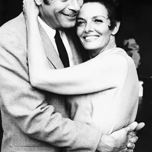 Jane Russell actress with new husband Robert 1968