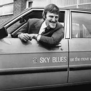 Jimmy Hills in the driving seat at Coventry City FC. 16th August 1980