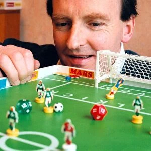 Jimmy Powells of Cramlington has invented a football stragegy board game called "