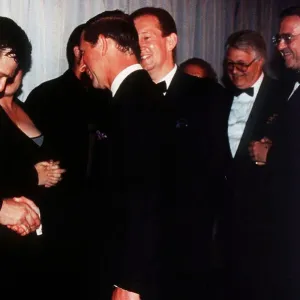 John Goodman shakes hands with Prince Charles 1994