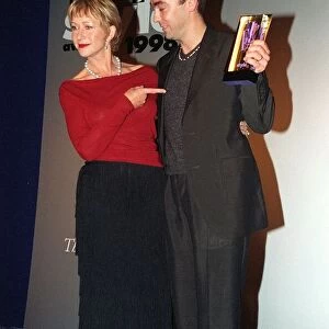 John Hannah Actor September 98 Reciving best actor award from actress Helen Mirren