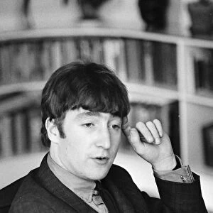 John Lennon pictured at the London residence of "Daily Mirror"