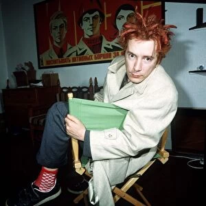 John Lydon of Public Image ex Johnny Rotten 1986 of The Sex Pistols
