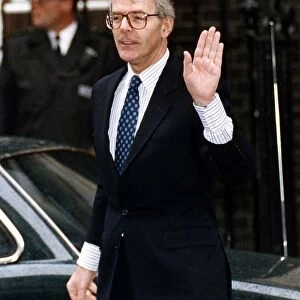 John Major MP British Prime Minister seen here in Downing Street