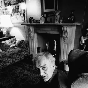 John Thaw, actor, pictured at home in December 1986