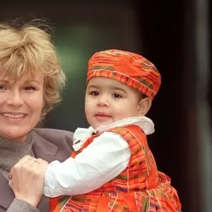 Julie Walters actress Jacob Scipio actor Bambino Mio in a special Screen One film