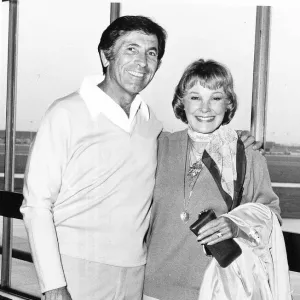 June Allyson actress with her husband David Ashrow At Londons Heathrow