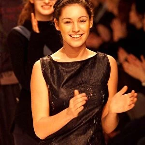 Kelly Brook Big Breakfast TV Presenter February 1999 at the Red or Dead London