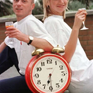 Kevin Greening and Zoe Ball, pictured 2nd October 1997
