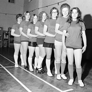 Knickerless Wonders 5 a side Women football team, Teesside, Circa 1973