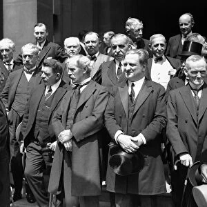 Labour Ministers outside Buckingham Palace following the formation of the first Labour