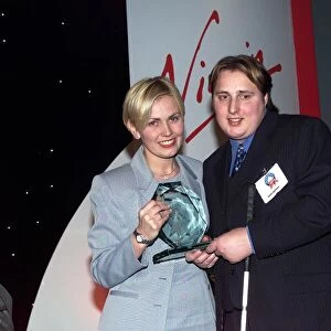 Lisa Potts with Daniel Gallimore May 1999 at the Mirror Pride of Britain Awards at