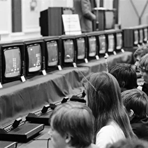 The London heats of Britains first national space invaders championships