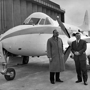 Lord Alfred Robens, took delivery of a De Havilland Dove Executive Aircraft on behalf of